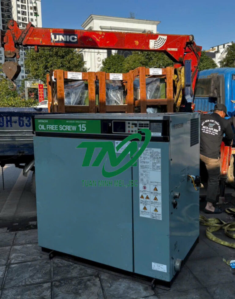 Máy nén khí Hitachi không dầu 15kw (20HP)